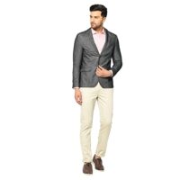 Grey Hook Men's Urban Notch Lapel Slim Fit Blazer-UJ Quest