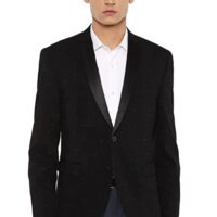 Daan Velsor Men's Classic Blazer (VDBZESKFU17337_Black_40)