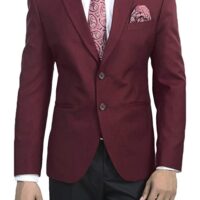 Hariom Van Men's Slim Fit Formal/Party Blazer