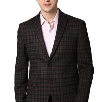 Daniel Crest Men Maroon Blazer Regular (PIBZWNSFS78410 40)