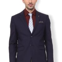 Daan Velsor Men's Notch Lapel Slim fit Blazer