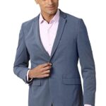 Daniel Crest Men's Textured Slim Fit Blue Blazer