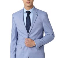 Daan Velsor Men's Blue Blazer (VHBZFSLF229131 38)