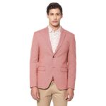 Grey Hook Men's Casual Notch Lapel Slim Fit Blazer-EJ-DO-HOMI2