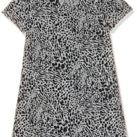 Kimiku Women 10261945 A-Line Dress, Black, L