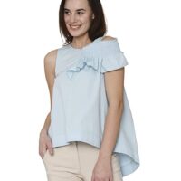 Kimiku Women's Plain Regular fit Top