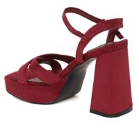Flat n heels Womens Maroon Sandals FnH 108-MRN