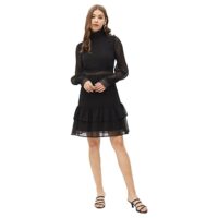 Klepa Women's Georgette A-Line Above The Knee Dress