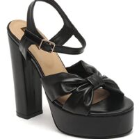 Flat n heels Womens Black Sandals FnH 5815-BK