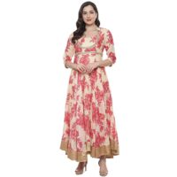 Women's Polyester Layered and Tiered Below The Knee Dress