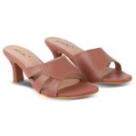MOSAC Women Cross Strap Cone Heels