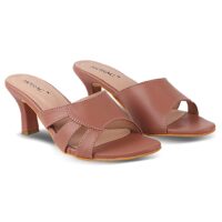 MOSAC Women Cross Strap Cone Heels