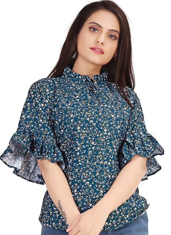 Yogeshvar Creation Women's Cotton Stylish Latest Crop Design Tops