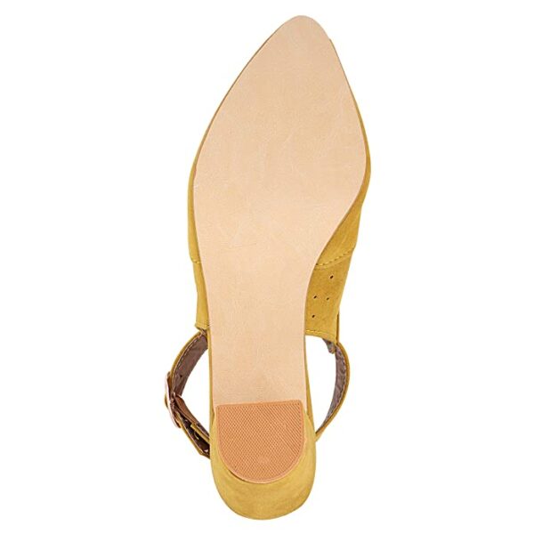 To Bro Women Block Heel Pep Toe Ankle Strep Fashion Sandal - Image 4