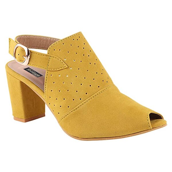 To Bro Women Block Heel Pep Toe Ankle Strep Fashion Sandal