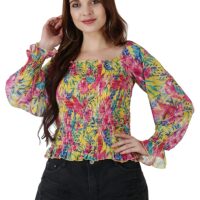 POPWINGS Casual Latest Full Sleeves Top for Women