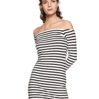 Kimiku Women's A-Line Cotton Mini Dress